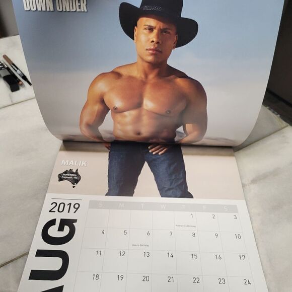 Thunder from Down Under Roadtrip to Vegas 2019 Wall Calendar - Picture 4 of 7
